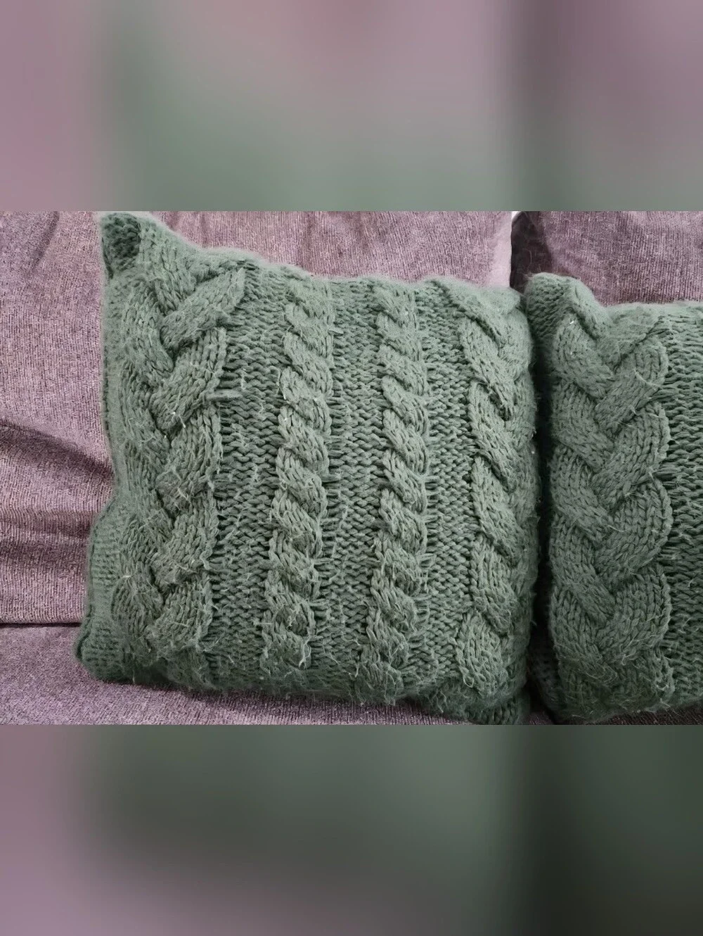 Threshold Green Throw Pillows + Heart Pillow